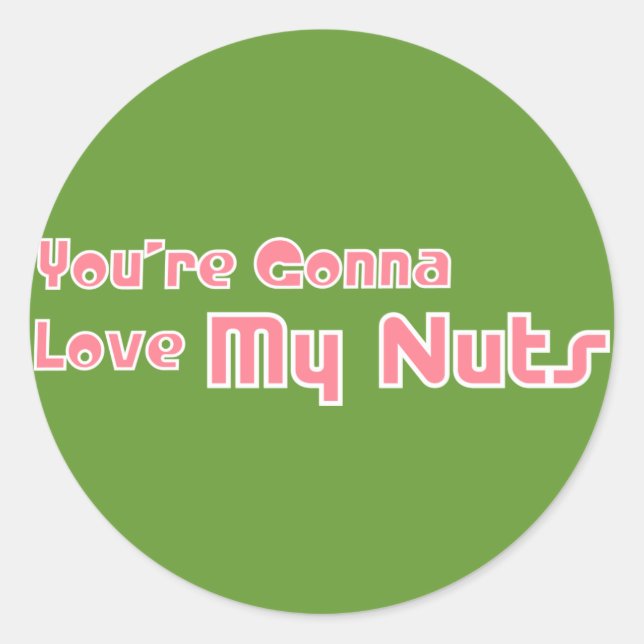 Adesivo Ame Os Meus Loucos (Frente)