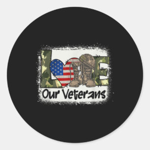 Adesivo Ame Os Nossos Veteranos, Militares Veteranos, Home