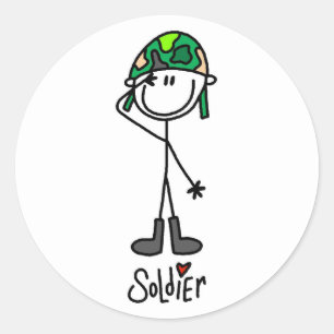Adesivo Ame um Soldado