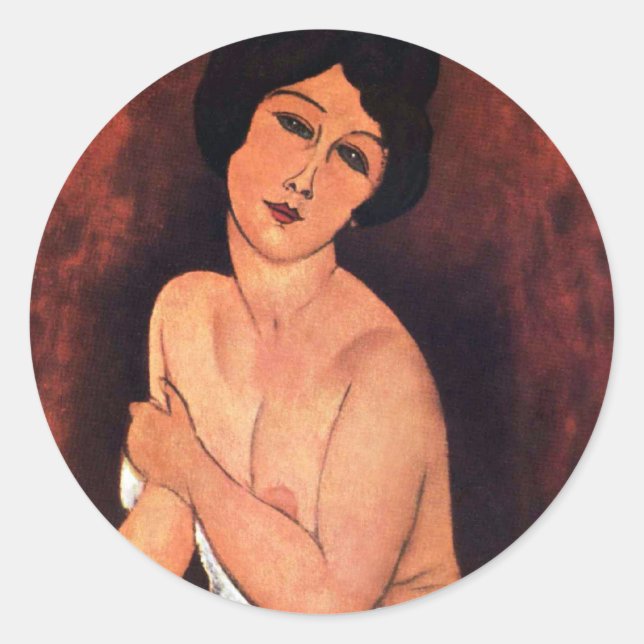 Adesivo Amedeo Modigliani Grande Mulher Sentada (Frente)