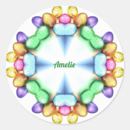 Adesivo AMELIE! PÁSCOA WOW! Páscoa De Ovos bonito Dando ~