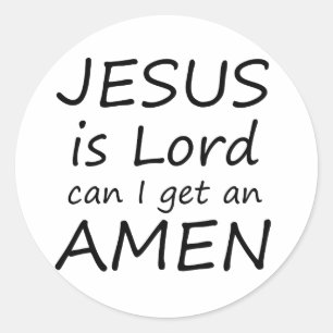 Adesivo Amen Jesus Stickers