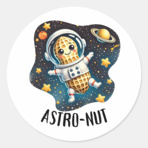 Adesivo Amendoim Astro-Nute, Arrasto Astronauta  