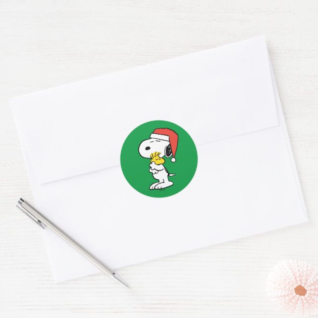 Adesivo Amendoins | Abraços de Férias Snoopy & Woodstock (Envelope)