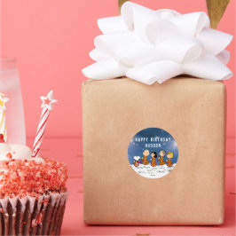 Adesivo Amendoins | Aniversário do Espaço