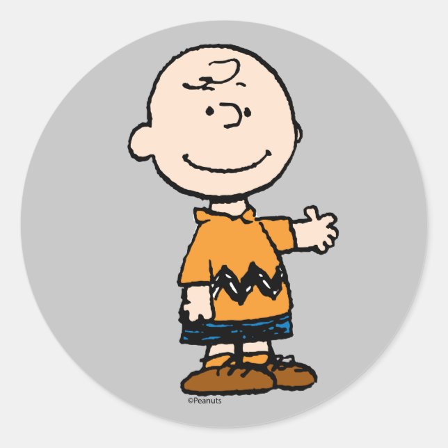Adesivo Amendoins | Charlie Brown (Frente)