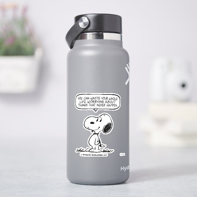 Adesivo Amendoins | Snoopy, você não aguenta sua vida inte (HidroFlask)