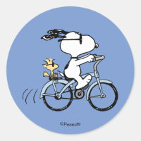 Amendoins | Snoopy & Woodstock Bicicleta