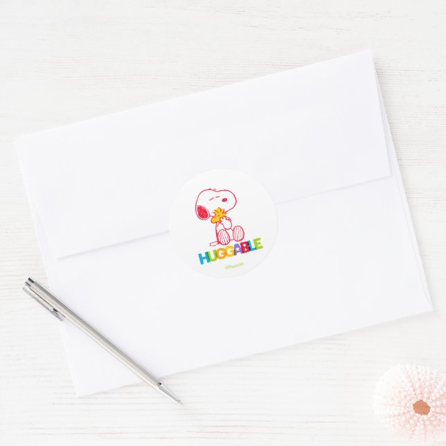 Adesivo Amendoins | Snoopy & Woodstock Huggable (Envelope)