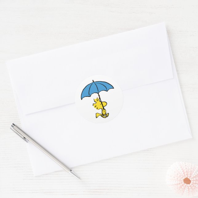 Adesivo Amendoins | Woodstock Blue Umbrella (Envelope)