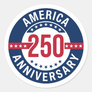 Adesivo América 250 Aniversário Patriótico