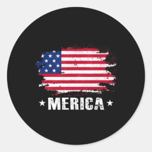 Adesivo América 4 de Julho Bandeira Americana Patriótica 