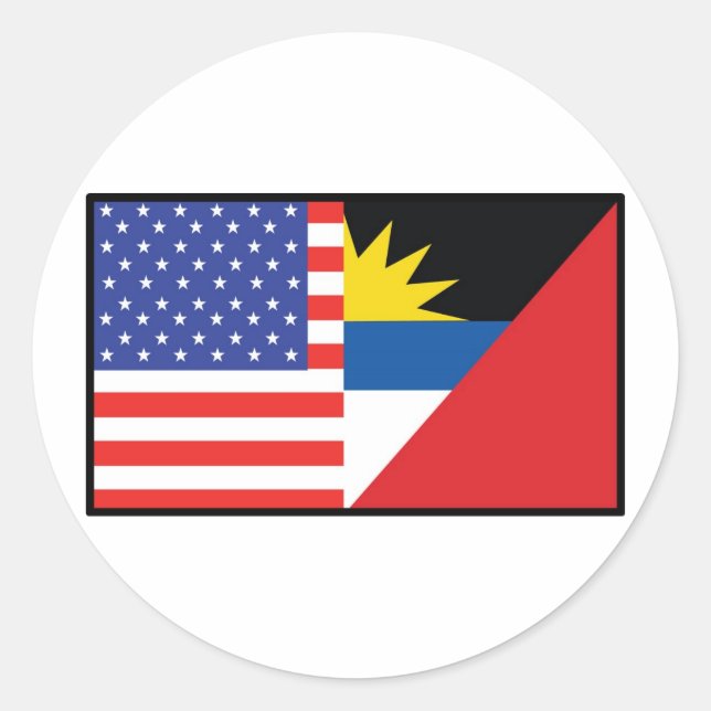 Adesivo America Antiqua Barbuda (Frente)