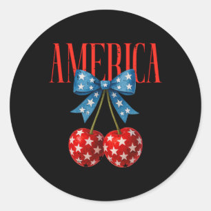 Adesivo America Cherries - Arco de Bandeiras Americanas, C