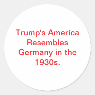 Adesivo América de Trump Alemanha anos 1930 Hankamer Artju