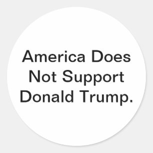 Adesivo América Desaprova o Donald Trump Hankamer Artjunkh