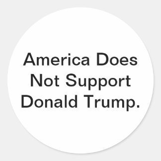 Adesivo América Desaprova o Donald Trump Hankamer Artjunkh