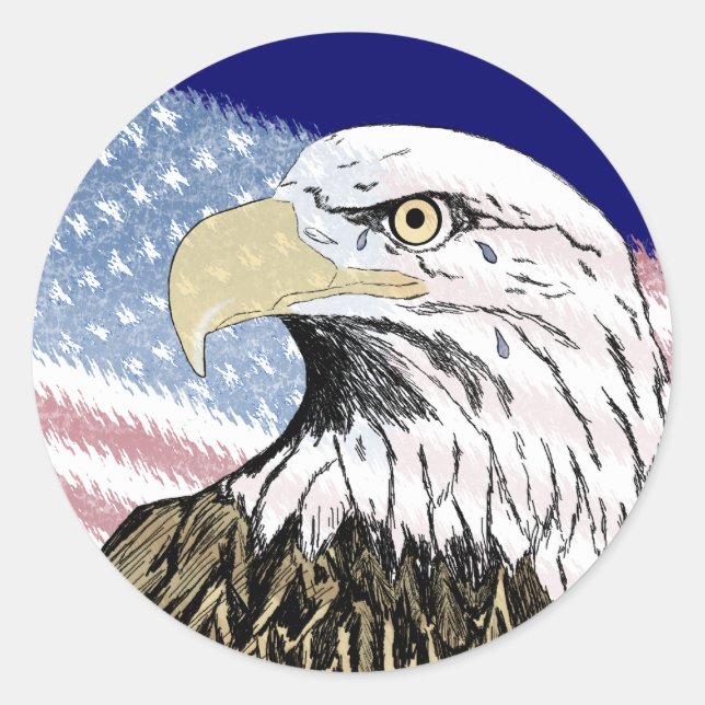 Adesivo América Esqueceu-se do 9-11 (Frente)