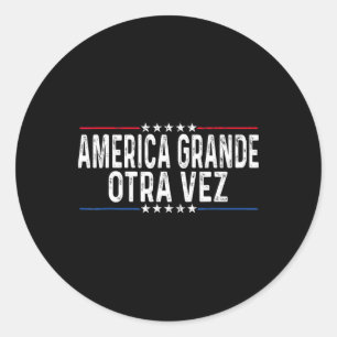 Adesivo América Grande Outra Vez Engraçado Trump Fala Em E