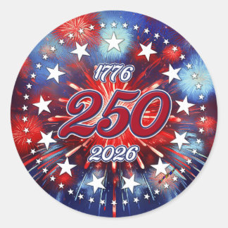 Adesivo America’s 250th Birthday Graphic Fireworks Burst