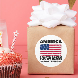 Adesivo América Um País Tão Excelente Como Os Veteranos Da