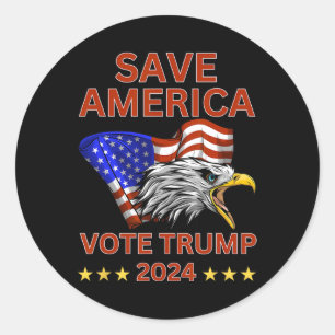 Adesivo América Vote Trump 2024 Nós, As Pessoas, Tivemos E