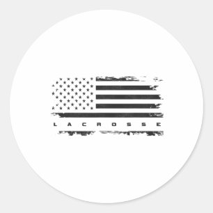 Adesivo American Flag Lacrosse Roupa - Lacrosse 1