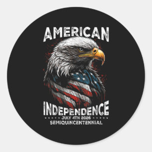 Adesivo American Flag Patriotic Eagle Usa 250 Anos 4