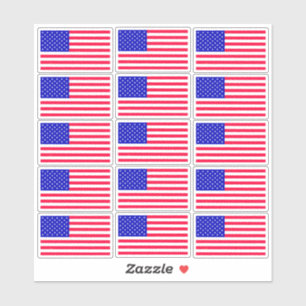 Adesivo American Flag Stickers, Patriotic Stickers, EUA