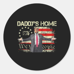 Adesivo American Flag Trump 2024 Daddys Casa Nós As Pessoa