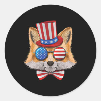 Adesivo American Fox USA Tio Sam Hat 289