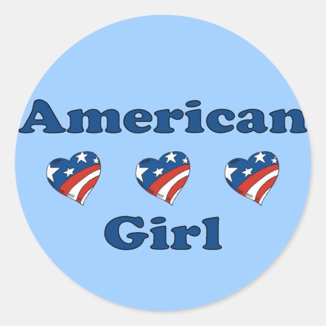 Adesivo American Girl (Frente)