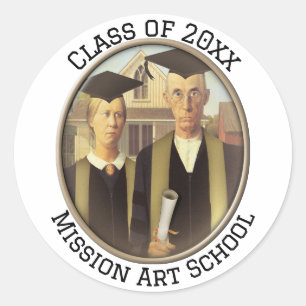 Adesivo American Gothic Graduation Cameo