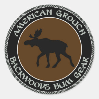 Adesivo American Grouds Backwoods Bum Gear
