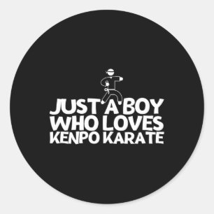 Adesivo American Kenpo, apenas um garoto que ama Kenpo Kar