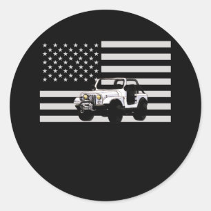 Adesivo American Off Roading Off Road USA Flag