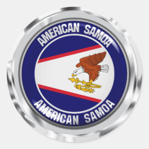Adesivo American Samoa Round Emblem