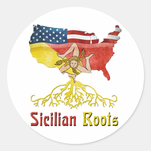 Adesivo American Sicilian Roots Stickers (Frente)