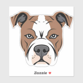 Adesivo American Staffordshire Terrier Amstaff - Face