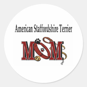 Adesivo American Staffordshire Terrier Mom Sticker