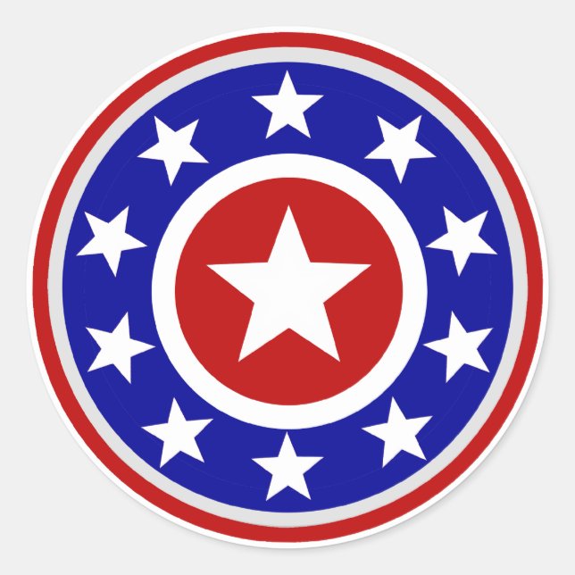 Adesivo American Star Shield (Frente)