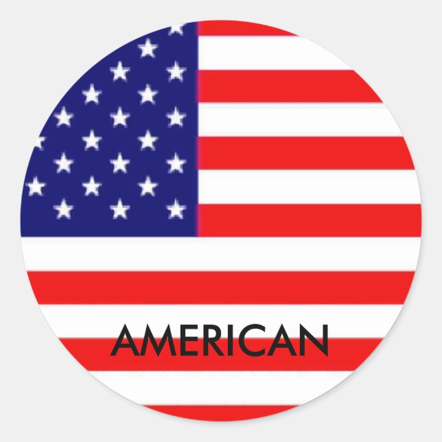 Adesivo American Sticker (Frente)