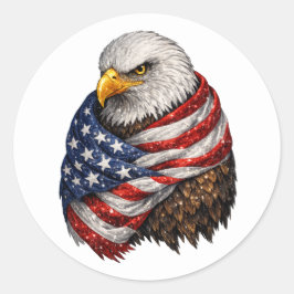 Adesivo Americana Eagle Flag