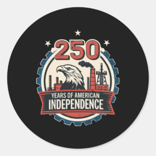 Adesivo Americano 2026 - 250 Anos De Independência America