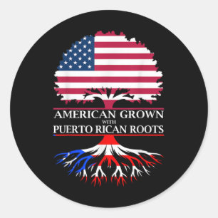 Adesivo Americano cresceu com raízes porto-riquenhas