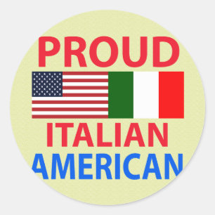 Adesivo Americano italiano orgulhoso