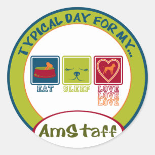 Adesivo Americano Staffordshire