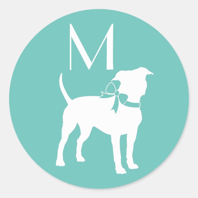 Adesivo Americano Staffordshire Pit bull Dog Puppy (Frente)