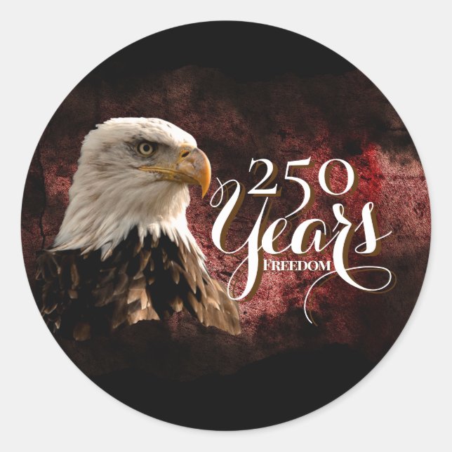 Adesivo America's 250th Anniversary Bald Eagle Sticker (Frente)