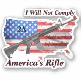 Adesivo Americas Ficheiro Favorito EUA Sinalizador Que Não